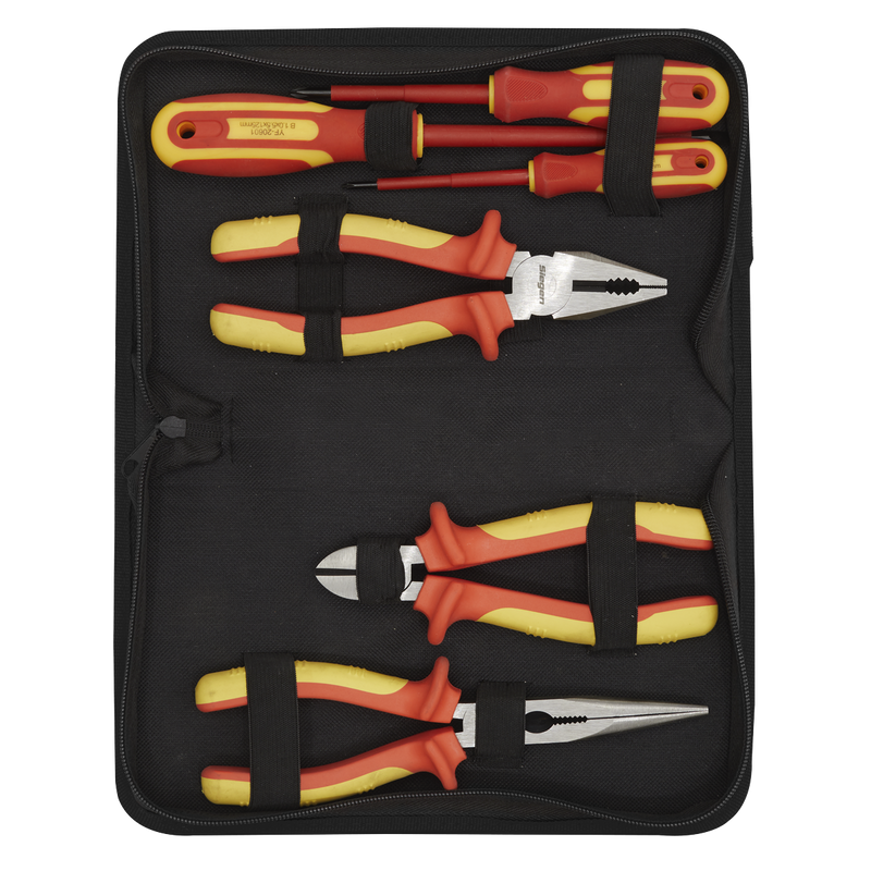 Sealey Siegen Electrical Tool Kit 6 Piece - VDE Approved Insulated Tools