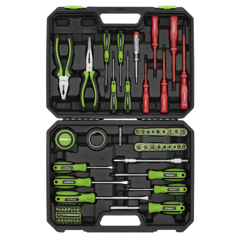 Sealey Siegen Tool Kit 73 Piece S01220 with Chrome Vanadium Steel Tools