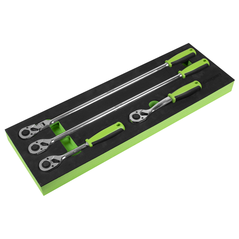 Sealey Siegen Ratchet Wrench Set 1/2" Drive 4 Piece