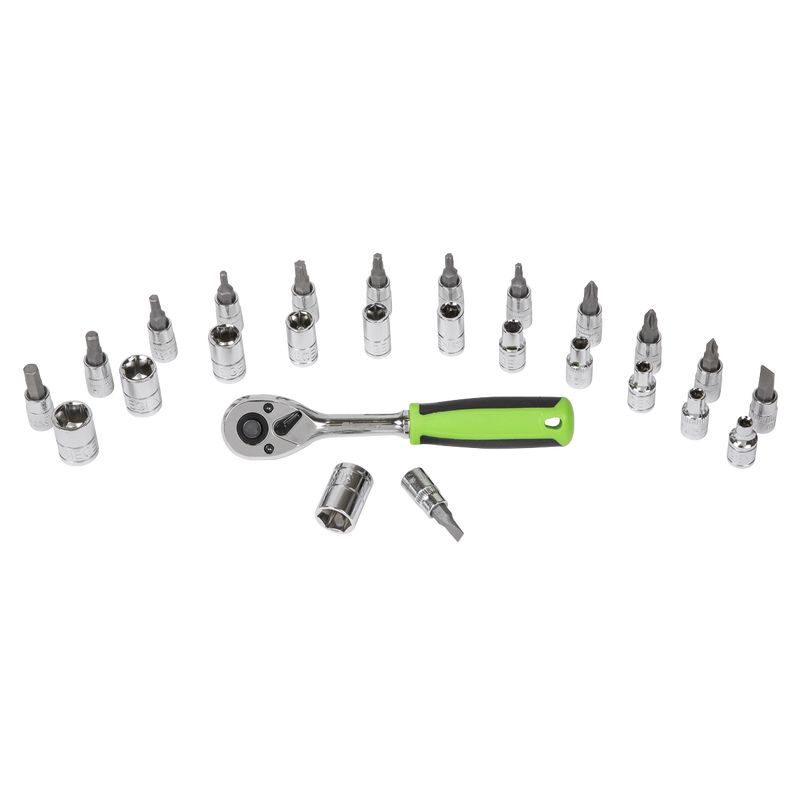 Sealey Siegen Socket & Bit Set 27 Piece 1/4" Drive S01241