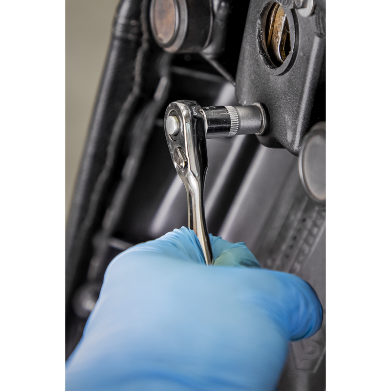 Sealey Siegen Micro Ratchet Wrench & Bit Driver Set 2 Piece 1/4" Drive
