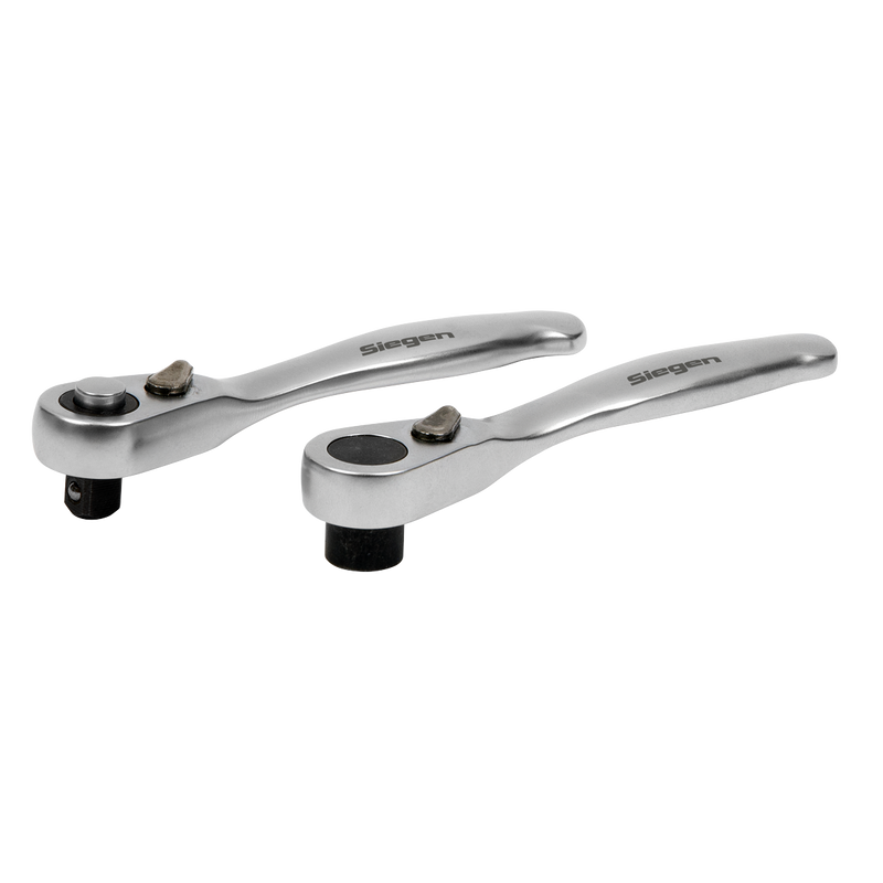 Sealey Siegen Micro Ratchet Wrench & Bit Driver Set 2 Piece 1/4" Drive
