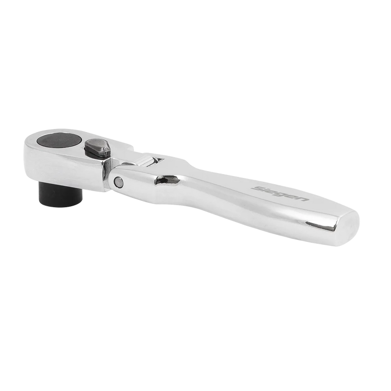 Sealey Siegen Micro Flexi-Head Ratchet Bit Driver 1/4" Hex 95mm