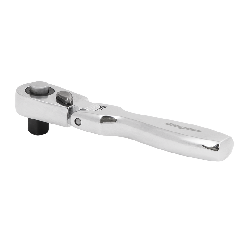 Sealey Siegen Micro Flexi-Head Ratchet Wrench 1/4" Sq Drive 95mm