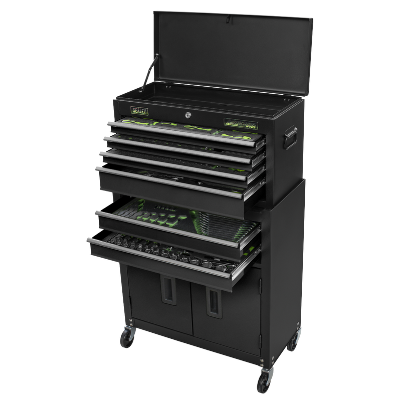 Sealey Siegen Tool Kit & Topchest Rollcab 6 Drawer 247 Piece