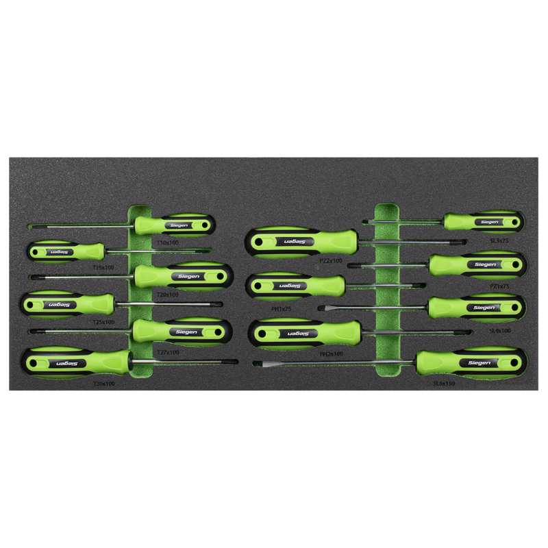 Sealey Siegen Tool Kit & Topchest Rollcab 6 Drawer 247 Piece