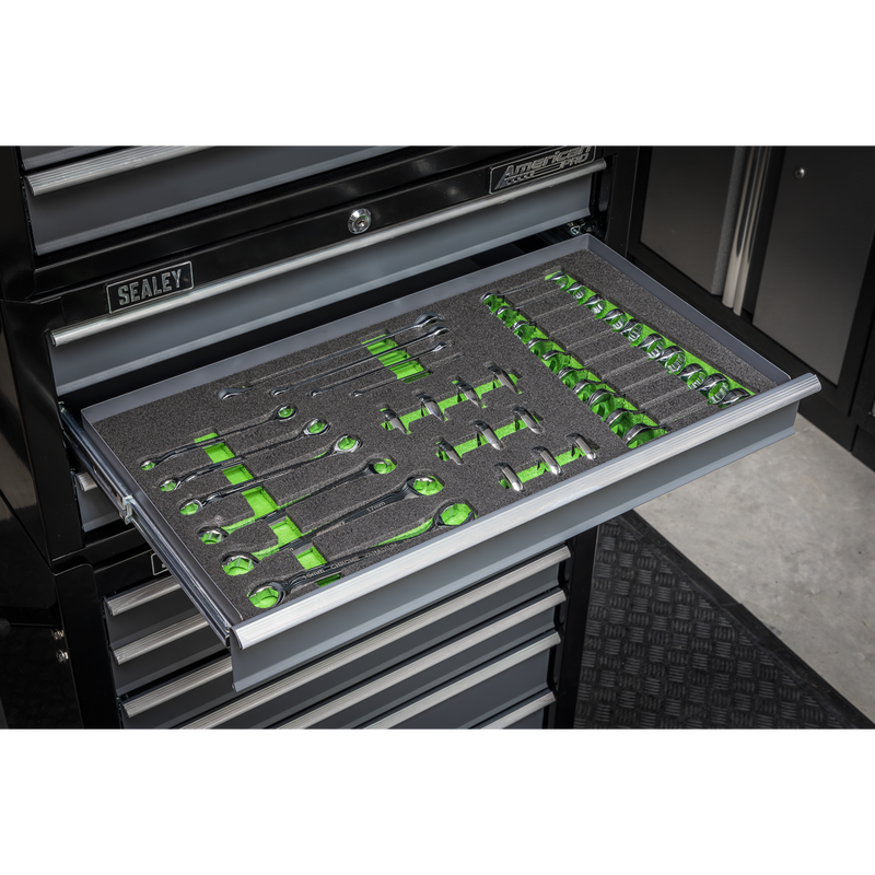 Sealey Siegen Spanner Set 30 Piece with Tool Tray - S01274