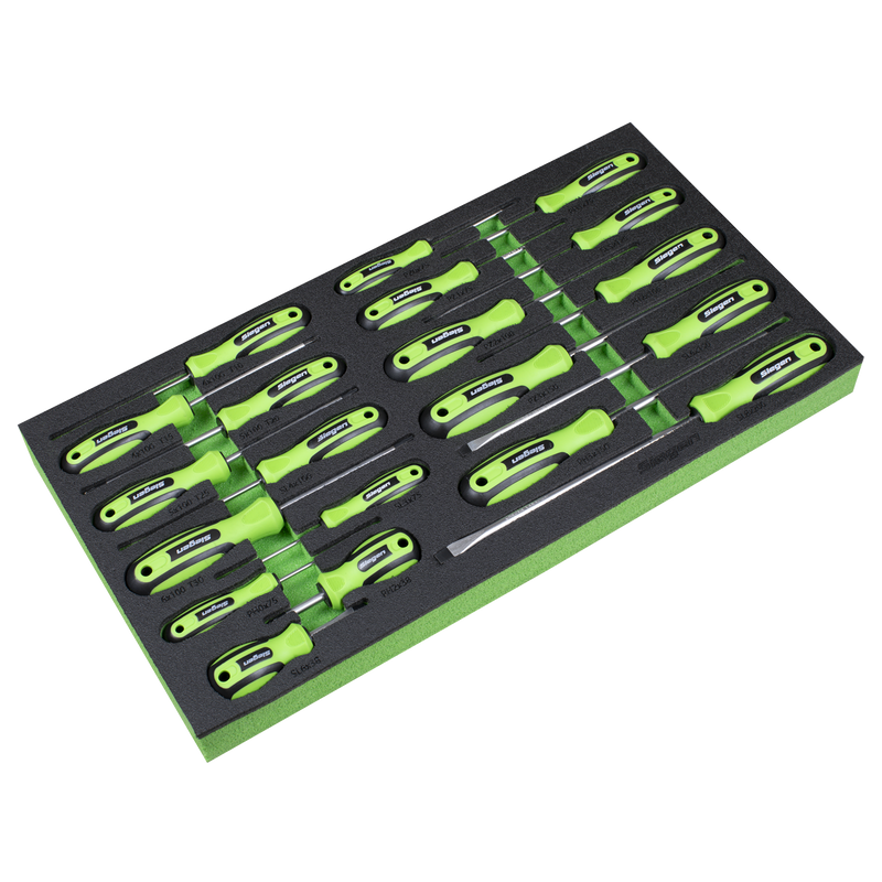 Sealey Siegen Screwdriver Set 20 Piece with Tool Tray S01276
