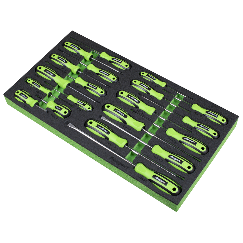 Sealey Siegen Screwdriver Set 20 Piece with Tool Tray S01276