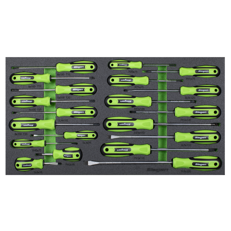 Sealey Siegen Screwdriver Set 20 Piece with Tool Tray S01276