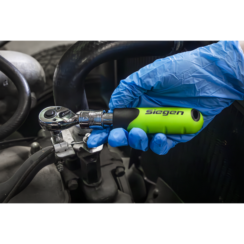 Sealey Siegen Ratchet Wrench Set 3 Piece 1/2"Sq Drive Extendable 300-430mm