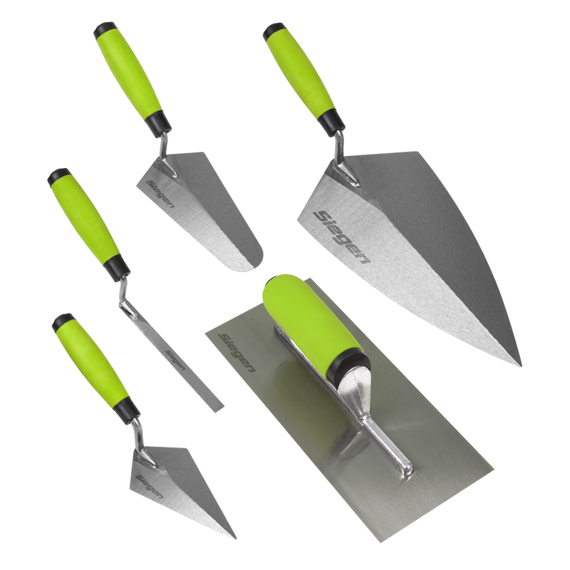 Sealey Siegen Trowel Set 5 Piece with Soft Grip Handle