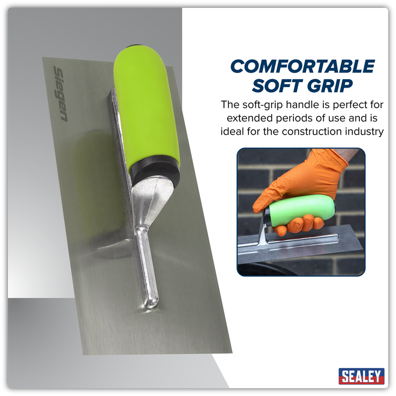 Sealey Siegen Plastering Trowel 280mm with Soft Grip Handle