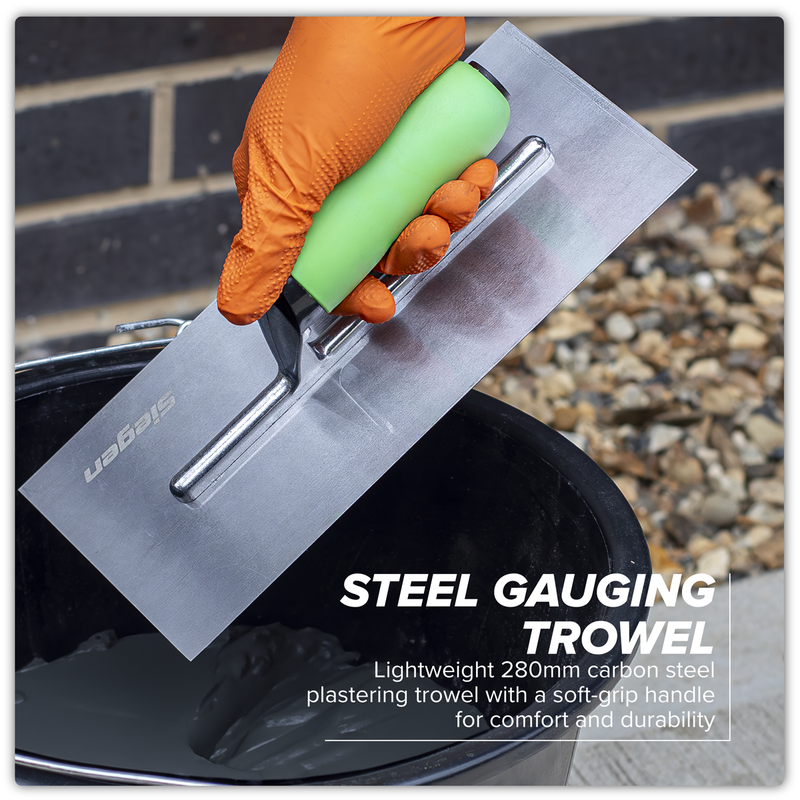 Sealey Siegen Plastering Trowel 280mm with Soft Grip Handle