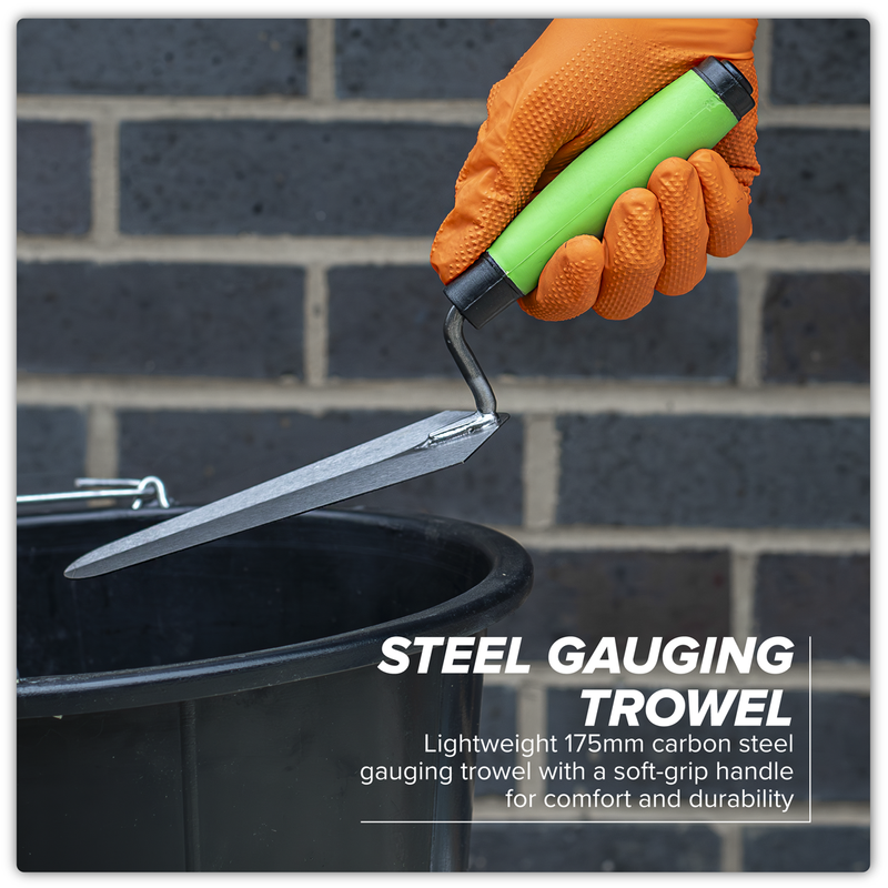 Sealey Siegen Gauging Trowel 175mm with Soft Grip Handle