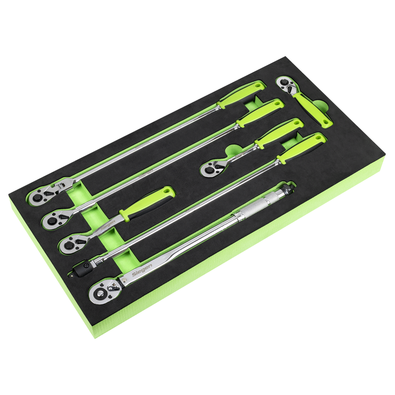 Sealey Ratchet Wrench Set 3/8" Sq Drive 7 Piece