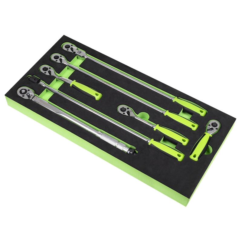 Sealey Ratchet Wrench Set 3/8" Sq Drive 7 Piece