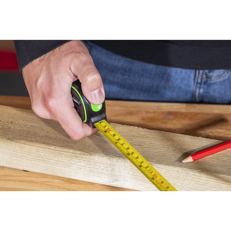 Sealey Siegen Tape Measure 3m x 16mm Metric/Imperial Auto Lock
