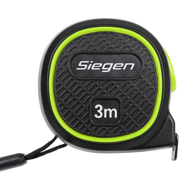 Sealey Siegen Tape Measure 3m x 16mm Metric/Imperial Auto Lock