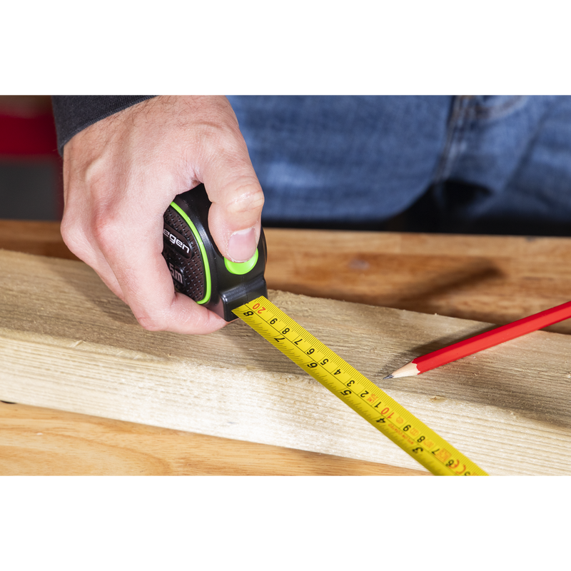 Sealey Siegen Tape Measure 5m x 19mm Auto-Lock Metric/Imperial