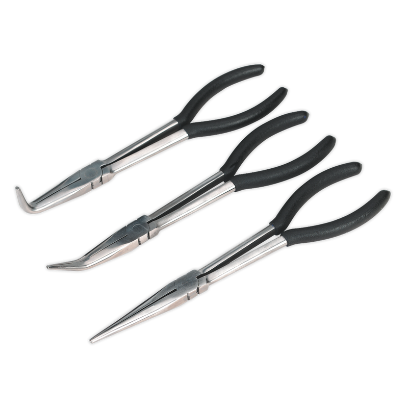 Sealey Siegen Needle Nose Pliers Set 275mm 3 Piece