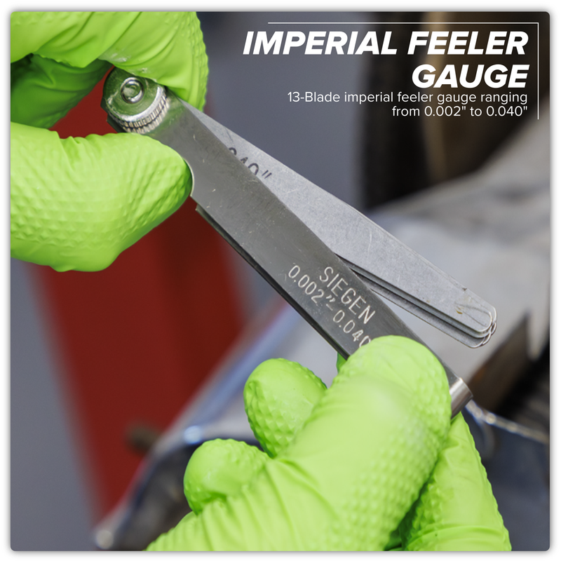 Sealey Siegen Imperial Feeler Gauge 13 Blade 0.002" to 0.040"