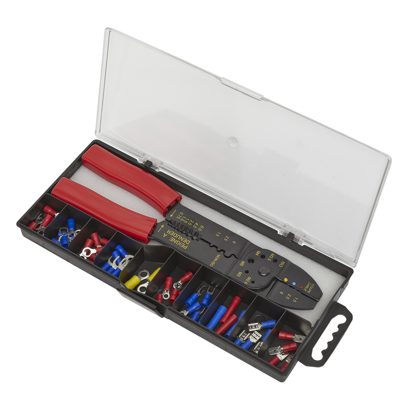 Sealey Siegen Crimping Tool Set S0536 230mm Long 4-Way