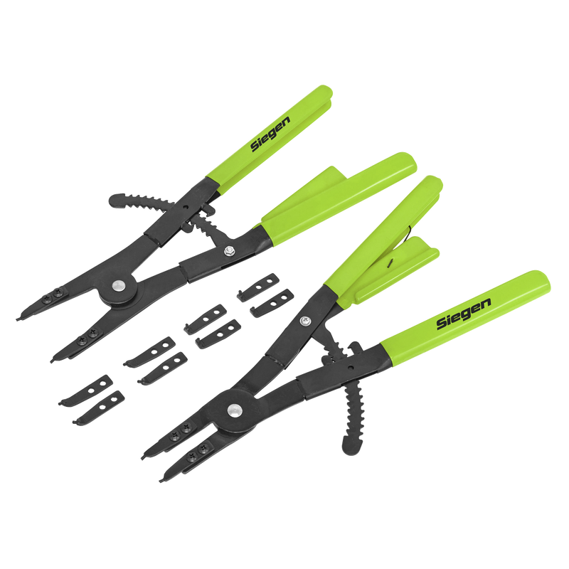 Sealey Siegen Circlip Pliers Set 265mm with 50mm Maximum Spread