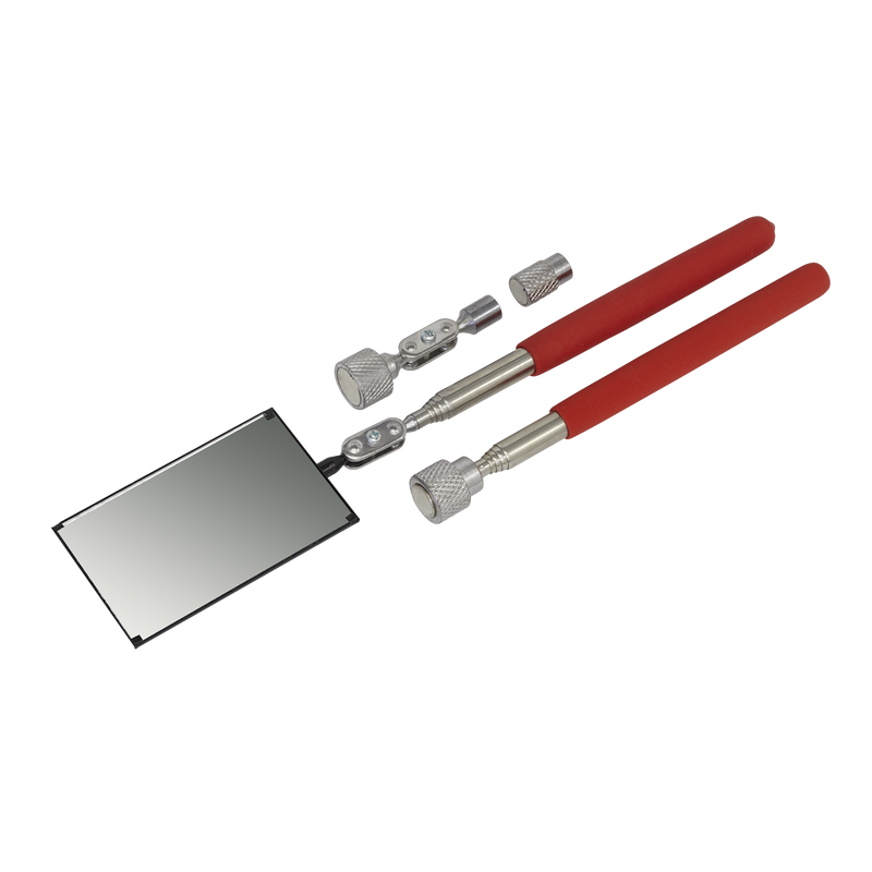 Sealey Siegen Magnetic Pick-Up Tool Kit 4 Piece, 175-655mm Length