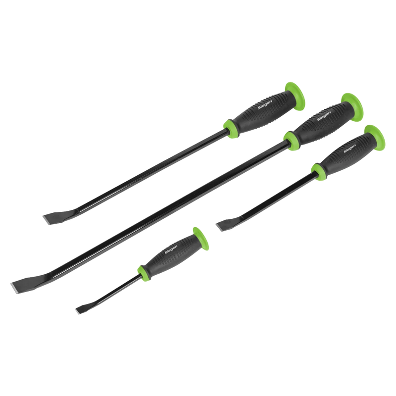 Sealey Siegen Pry Bar Set 4 Piece with Hammer Cap 200-600mm