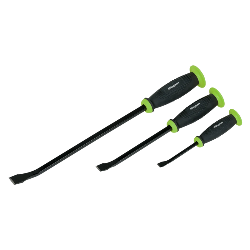 Sealey Siegen Pry Bar Set 3 Piece Angled 200/300/445mm