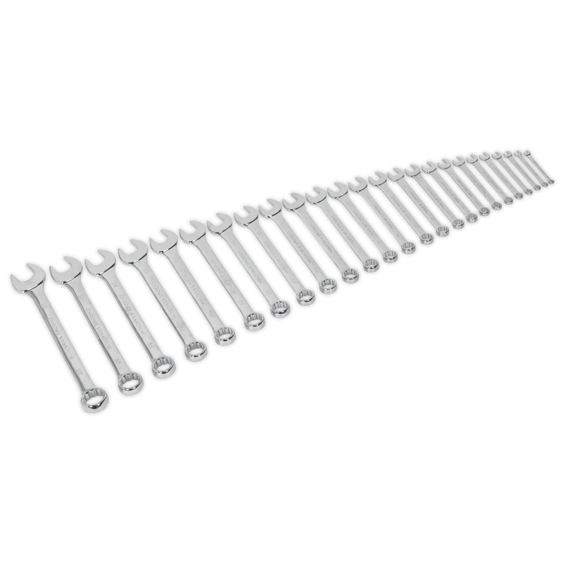 Sealey Siegen Combination Spanner Set 25 Piece, 6-32mm Sizes