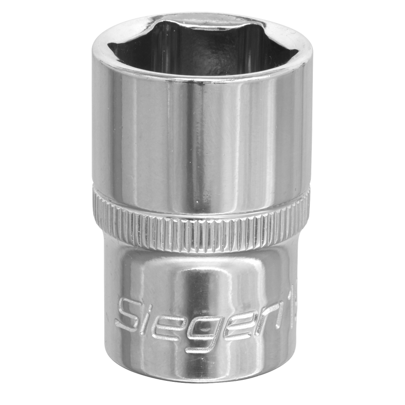 Sealey Siegen Socket 1/2"Sq Drive 19mm Chrome Vanadium Steel