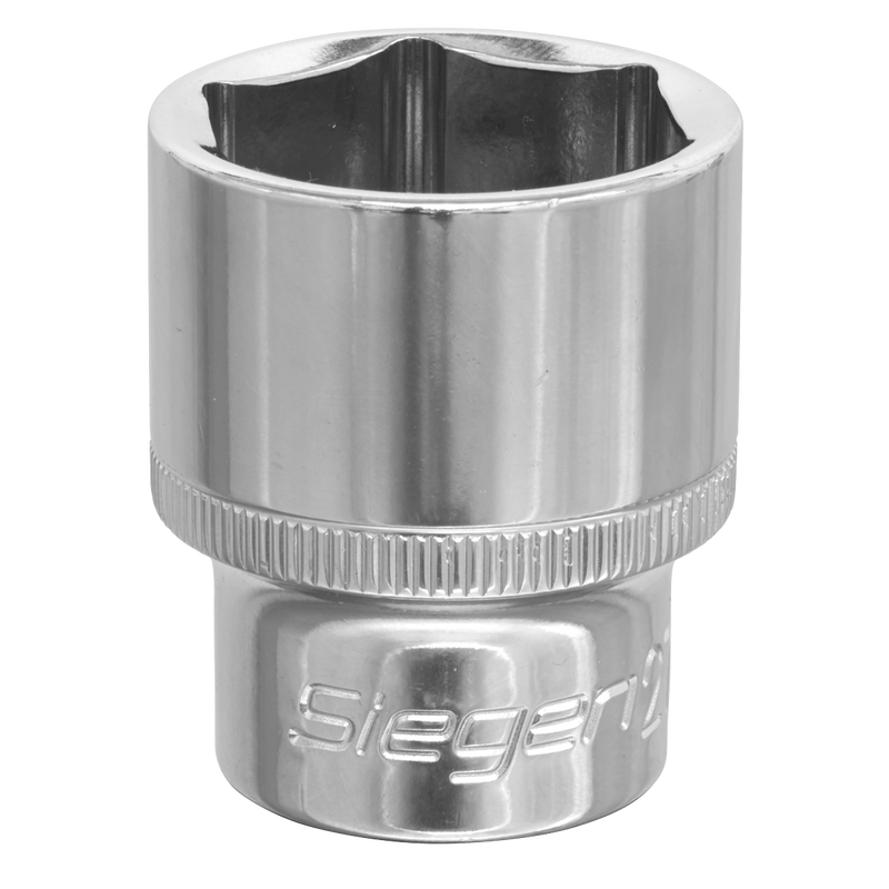 Sealey Siegen Socket 1/2"Sq Drive 19mm Chrome Vanadium Steel