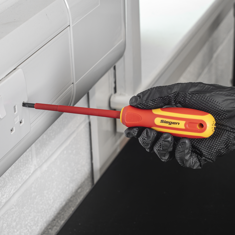 Sealey Siegen Screwdriver Set 7 Piece - VDE Approved, Insulated for 1500V