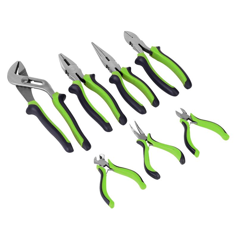 Sealey Siegen Pliers Set 7 Piece Comfort Grip S0757