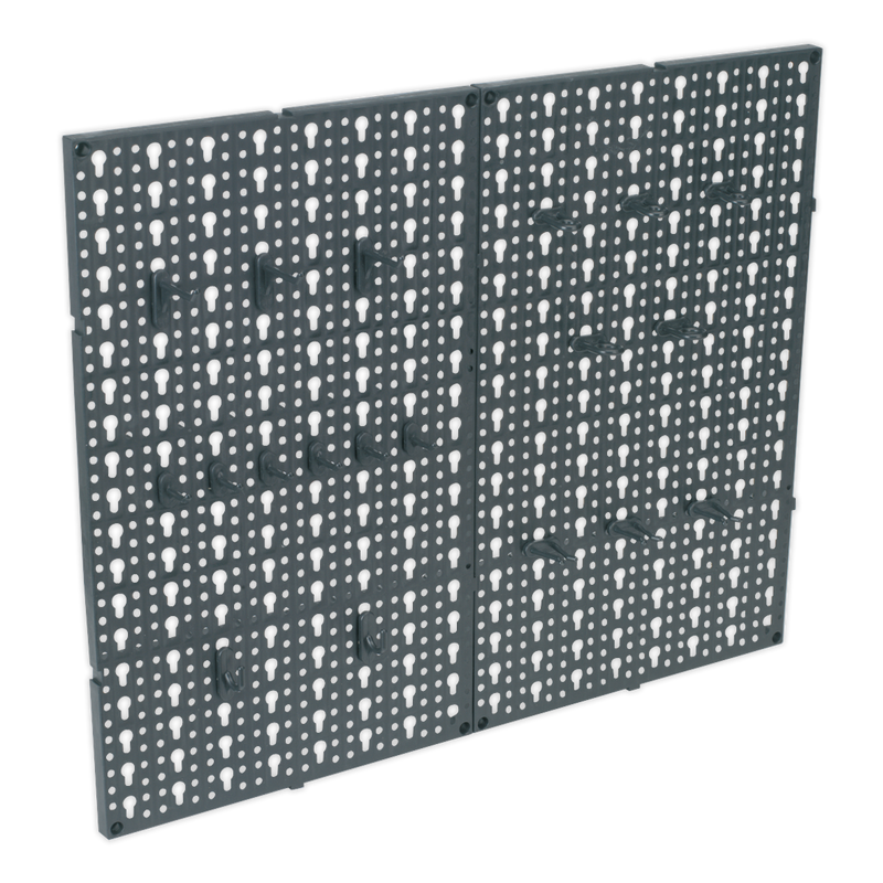 Sealey Siegen Composite Pegboard 2 Piece 615 x 495mm Wall-Mounting