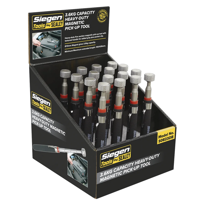Sealey Siegen Magnetic Pick-Up Tool 3.6kg Capacity Model S0823DB