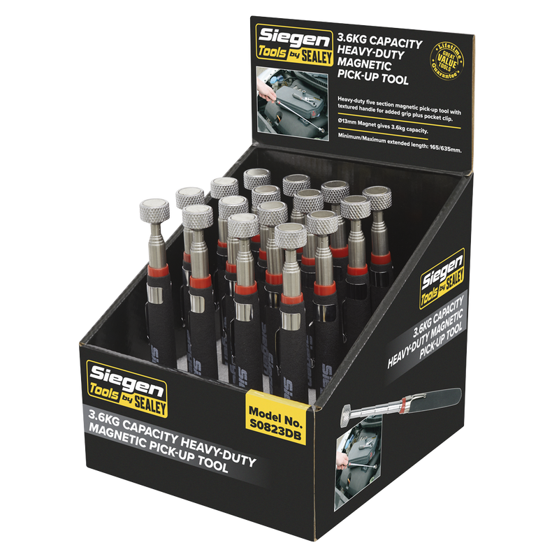 Sealey Siegen Magnetic Pick-Up Tool 3.6kg Capacity Model S0823DB