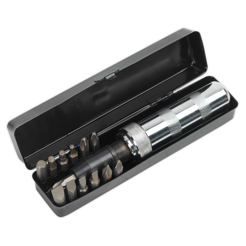Sealey Siegen Impact Driver Set 15 Piece - 1/2" Drive, Chrome Vanadium Steel