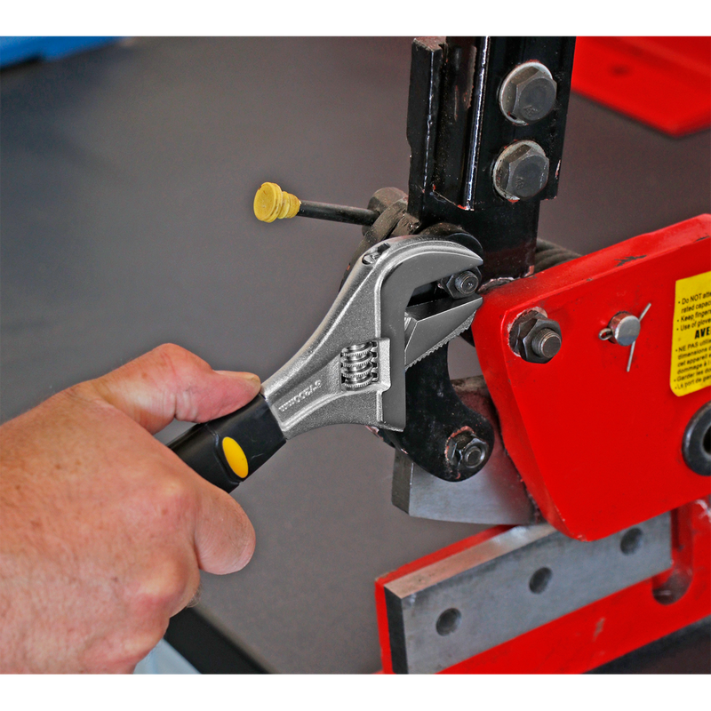 Sealey Siegen Adjustable Wrench 200mm Jaw Capacity 40mm