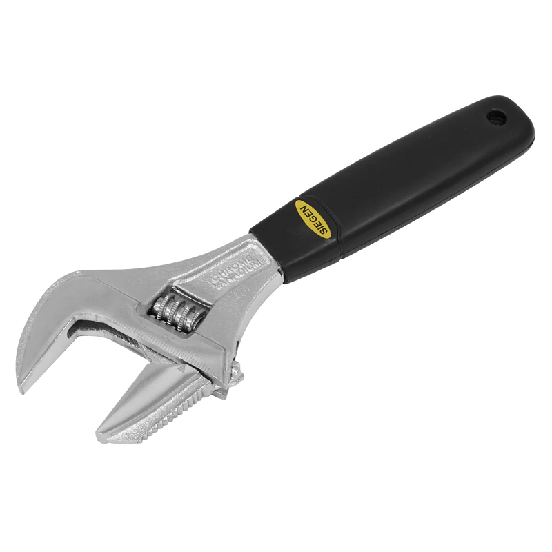 Sealey Siegen Adjustable Wrench 200mm Jaw Capacity 40mm