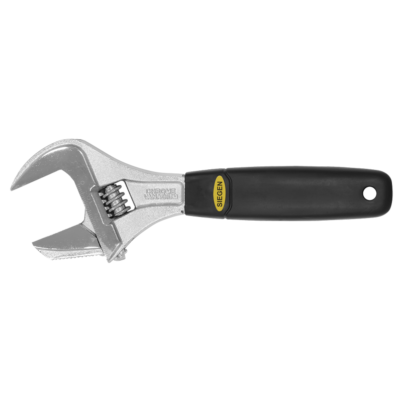 Sealey Siegen Adjustable Wrench 200mm Jaw Capacity 40mm