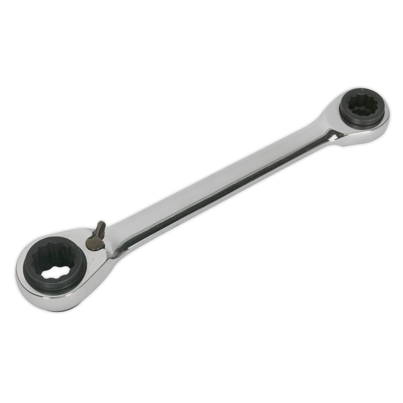 Sealey Siegen 4-in-1 Reversible Ratchet Ring Spanner 205mm