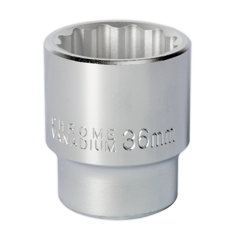 Sealey Premier Socket 3/4" Sq Drive 32mm Chrome Vanadium