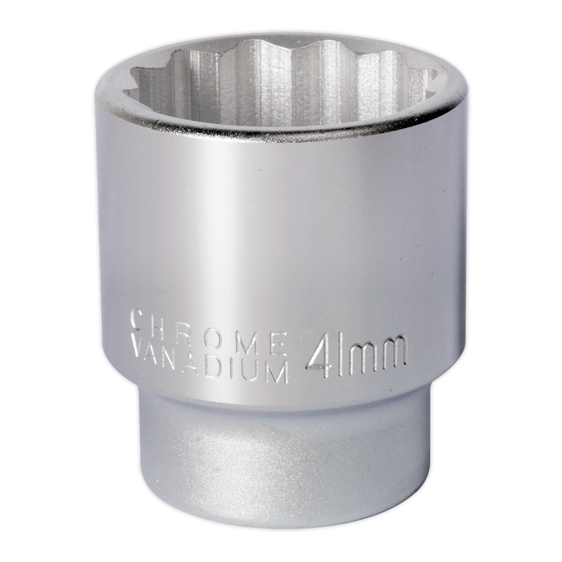 Sealey Premier Socket 3/4" Sq Drive 32mm Chrome Vanadium