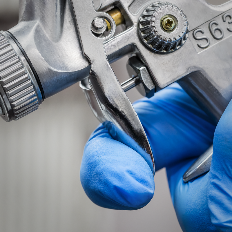 Sealey Siegen Gravity Feed Touch-Up Spray Gun S631 1mm Standard Set-Up