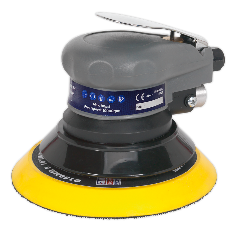 Sealey Air Palm Orbital Sander 150mm 10000rpm