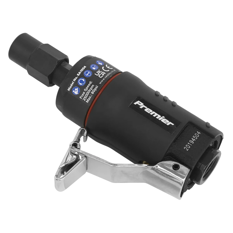Sealey Premier Mini Air Die Grinder 6mm - 25000rpm Speed
