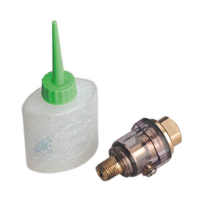 Sealey Mini In-Line Air Tool Oiler 1/4"BSP 120psi